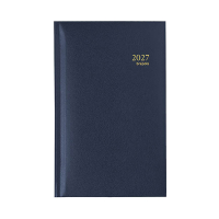 Brepols Interplan Lima agenda hebdomadaire 2027 (1 semaine par 2 pages) 6 langues - bleu 440314