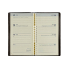 Brepols Interplan Palermo agenda hebdomadaire 2027 (1 semaine par 2 pages) 6 langues - noir 440315 - 2