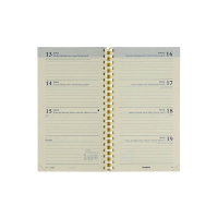Brepols Interplan recharge pour agenda semainier 16 mois 2026-2027 (1 semaine sur 2 pages) 6 langues 440197