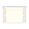 Brepols Office Mate sous-main de bureau 2026-2029 (35 feuilles) 4 langues 262532 - 1