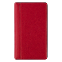 Brepols Optivision Pocket Palermo weekagenda 2025 rood (1 week per 2 pagina's) NL 261509