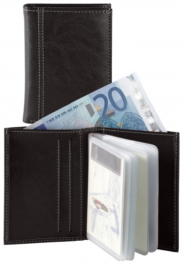 Brepols Palermo porte-billets noir pour 20 cartes 400388 - 1