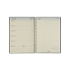 Brepols Polyprop 16 mois agenda semainier 2026-2027 (1 semaine par page) 4 langues - noir 440187 - 2