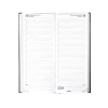 Brepols Saturnus Lima agenda avec répartition par quart d'heure 2027 (1 jour par 2 pages) 4 langues - noir 440202 - 2