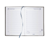 Brepols Saturnus Luxe Lima agenda journalier 2027 avec répartition par demi-heure (1 jour par page) 4 langues - bleu 440208 - 2