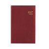 Brepols Saturnus Luxe Lima agenda journalier avec répartitiion par demi-heure 2027 (1 jour par page) 4 langues - bordeaux 440207 - 1