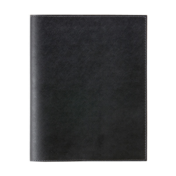 Brepols Timing Calpe agenda semainier 2026 avec répartition par heure (1 semaine sur 2 pages) 6 langues - noir 262467 - 1