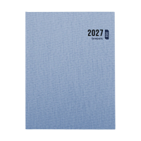 Brepols Timing Toile Ocean agenda hebdomadaire format horaire 2027 (1 semaine par 2 pages) 6 langues - bleu ciel 440284