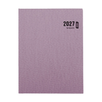Brepols Timing Toile Ocean agenda hebdomadaire format horaire 2027 (1 semaine par 2 pages) 6 langues - rouge 440285