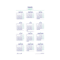 Brepols calendrier annuel 2027 (4 langues) 440242