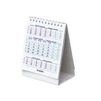 Brepols calendrier de bureau 2027 (13 x 10,5 cm) 4 langues 440234