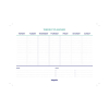 Brepols planning semainier non daté (56 feuilles) ANGL - beige 440238 - 2