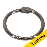 Offre : 3x Bronyl anneaux de reliure 38 mm (100 pièces) 402872
