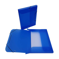 Bronyl boîte à élastiques 25 mm - transparent bleu 440426