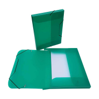 Bronyl boîte à élastiques 25 mm - transparent vert 440428