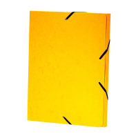 Bronyl boîte à élastiques en carton glacé 25 mm - jaune 440434