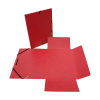 Bronyl chemise à élastiques en carton glacé A5 - rouge 440444 - 1