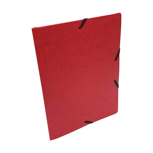 Bronyl chemise à élastiques en carton glacé A5 - rouge 440444 - 2