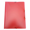 Bronyl chemise en PP A4 - rouge transparent 402832 - 1