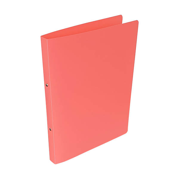 Bronyl classeur à 2 anneaux ronds (22 mm) A4 - rouge pastel 440503 - 2