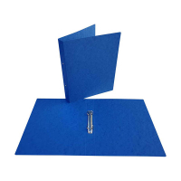 Bronyl classeur à 2 anneaux ronds en carton glacé 25 mm - bleu 440419