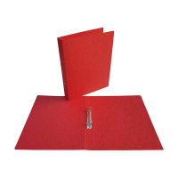 Bronyl classeur à 2 anneaux ronds en carton glacé 25 mm - rouge 440420