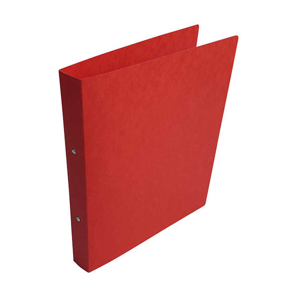 Bronyl classeur à 2 anneaux ronds en carton glacé 25 mm - rouge 440420 - 2