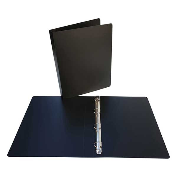 Bronyl classeur à anneaux avec 4 anneaux en D (35 mm) - noir 402801 - 1