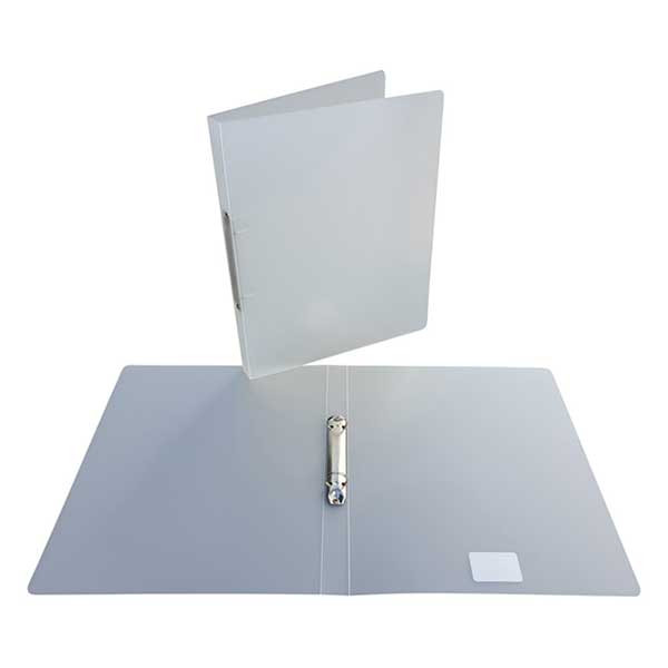 Bronyl classeur 2 anneaux - blanc transparent (25 mm) 402773 - 1