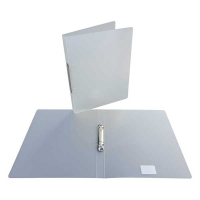 Bronyl classeur 2 anneaux - blanc transparent (25 mm) 402773