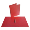 Bronyl classeur 2 anneaux - rouge transparent (35 mm) 402779 - 1