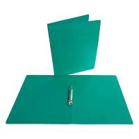 Bronyl classeur 2 anneaux - vert transparent (25 mm) 402772