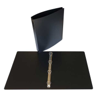 Bronyl classeur 4 anneaux - noir (35 mm) 402791