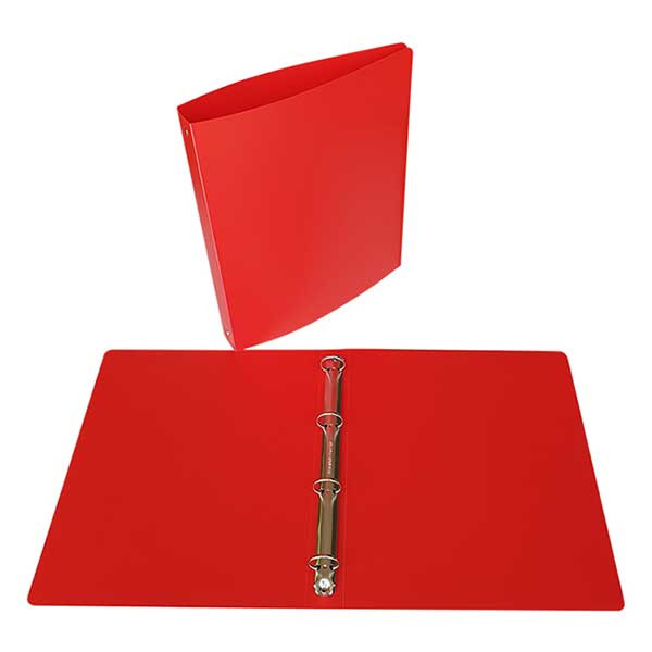 Bronyl classeur 4 anneaux - rouge (35 mm) 402793 - 1