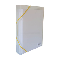 Bronyl elastobox blanc transparent avec élastique jaune 40 mm 440404