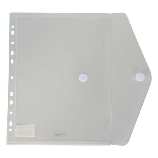 Bronyl enveloppe de documents A4 avec perforation - blanc transparent 402841 - 2