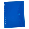 Bronyl enveloppe de documents A4 avec perforation - bleu transparent 402837 - 1