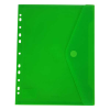 Bronyl enveloppe de documents A4 avec perforation - vert transparent 402839 - 1