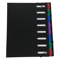 Bronyl trieur (8 onglets) - noir 402836