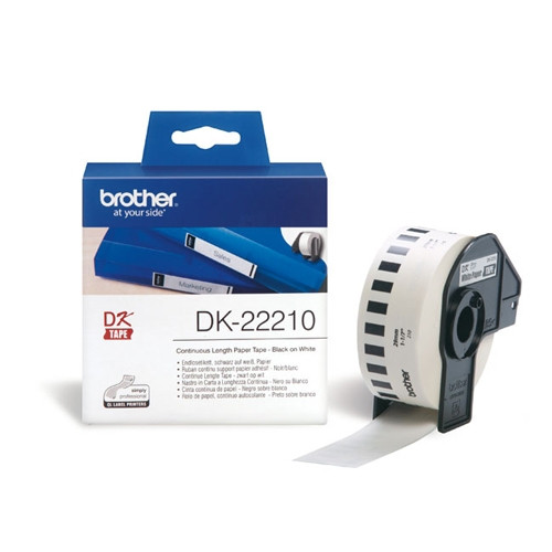 Brother DK-22210 rouleau de papier continu (d'origine) 080712 - 1