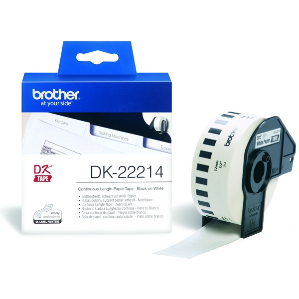 Brother DK-22214 rouleau de papier continu (d'origine) - blanc 080728 - 1
