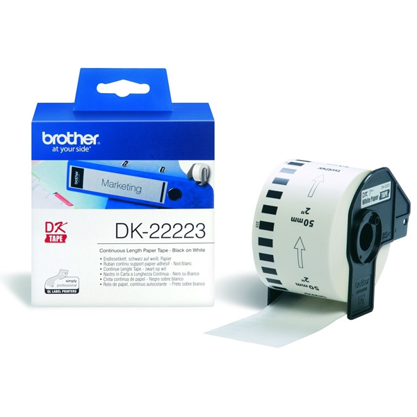 Brother DK-22223 rouleau de papier continu (d'origine) - blanc 080732 - 1