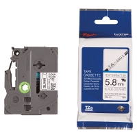 Brother HSe-211 cassette à ruban thermorétractable 6 mm (d'origine) - noir sur blanc 088882