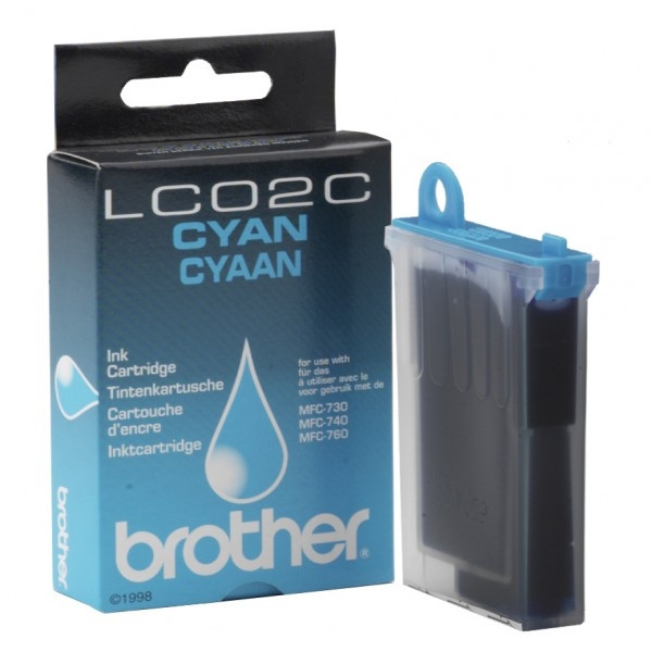 Brother LC-02C cartouche d'encre cyan (d'origine) 028529 - 1