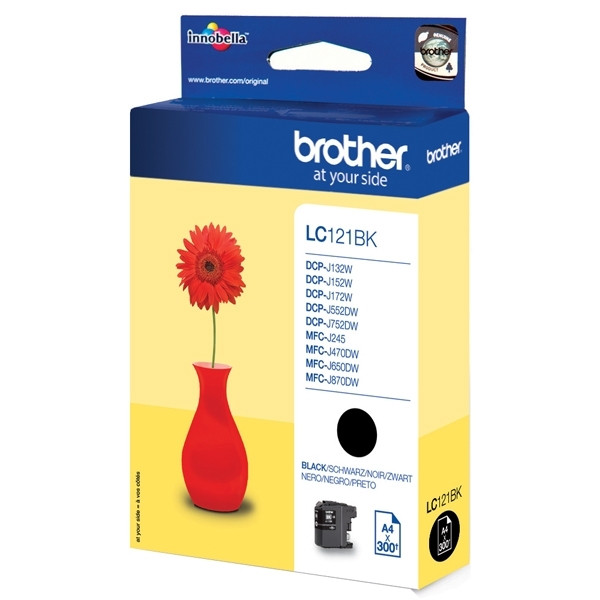 Brother LC-121BK cartouche d'encre (d'origine) - noir 029114 - 1
