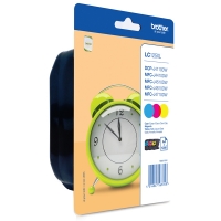 Brother LC-125XLRBWBP multipack 3 cartouches (d'origine) 029111