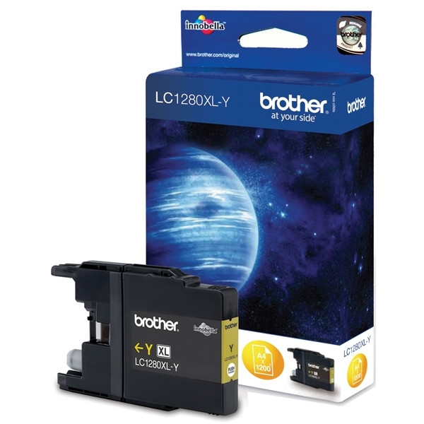 Brother LC-1280XLY cartouche d'encre jaune haute capacité (d'origine) 900668 - 1
