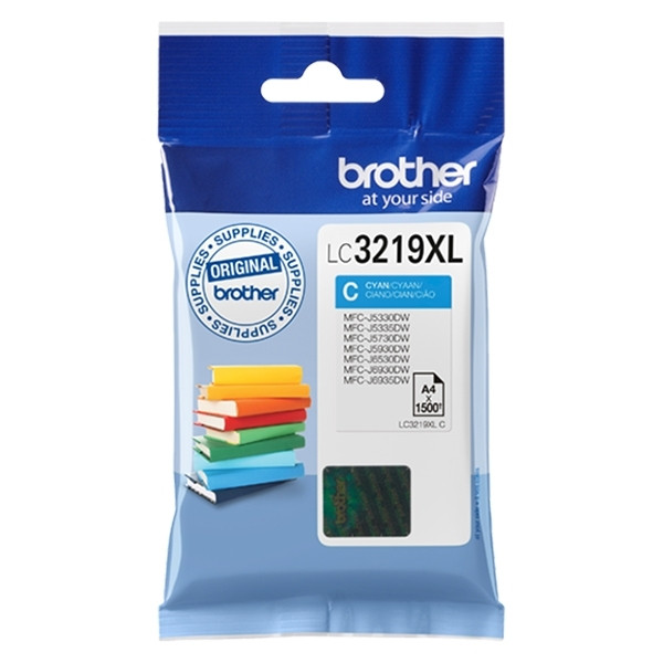 Brother LC-3219XL C cartouche d'encre haute capacité (d'origine) - cyan 028910 - 1