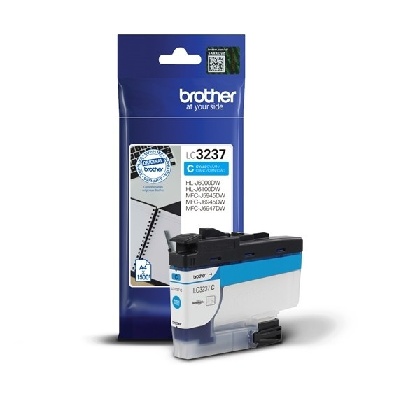 Brother LC-3237C cartouche d'encre cyan (d'origine) 051212 - 1
