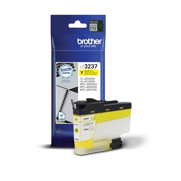 Brother LC-3237Y cartouche d'encre jaune (d'origine) 051216 - 1
